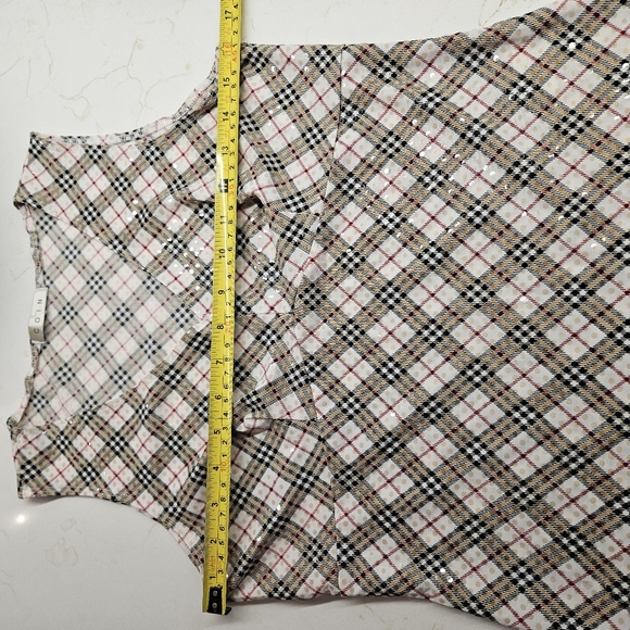 Sleeveless top size M (seems like small medium) with stretch, COIN brand - Picture 2 of 8